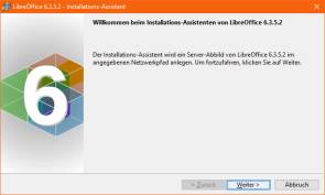 LibreOffice als administrative Installation 
