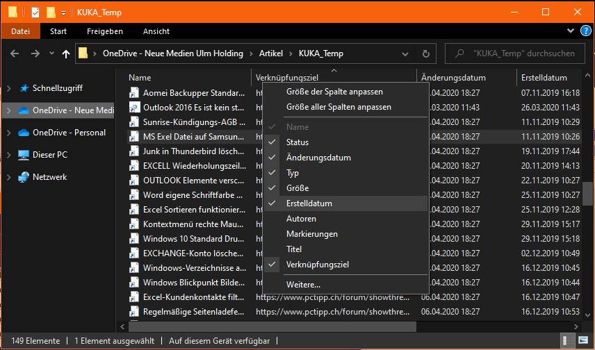 Dateisuche Nach Datum Windows 10