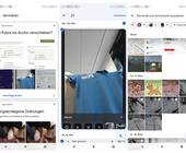 Google-Foto-Screenshot auf einem Smartphone