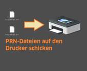 PRN-Dateien auf den Drucker schicken