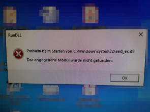 Fehlermeldung beim Windows-Start 