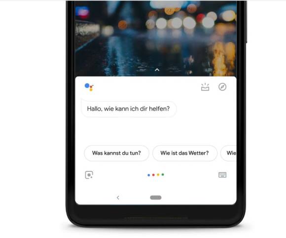 Google Assistant auf einem Smartphone 