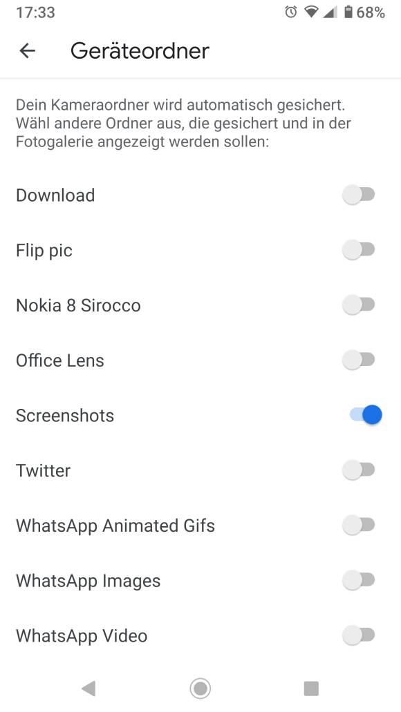 Google Fotos sichert auf Wunsch auch WhatsApp-Bilder