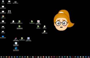 Desktop-Icons können auch peinlich sein 