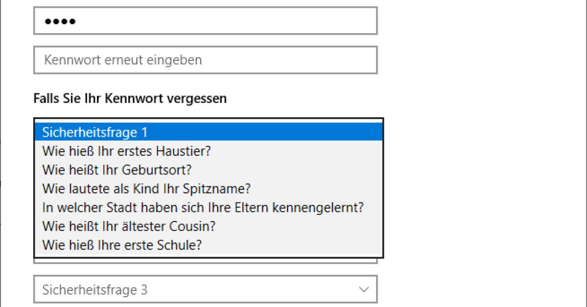 Windows 10 Sicherheitsfragen Ausschalten Pctipp Ch