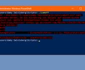 PowerShell mit Fehlermeldung