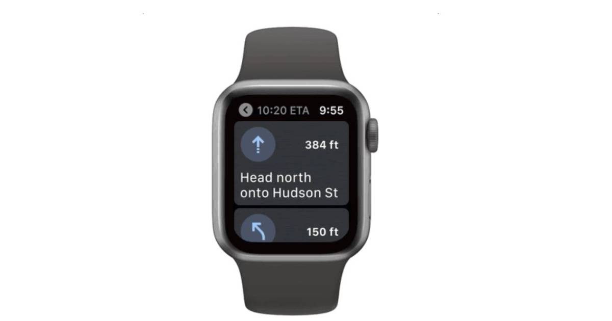 google maps apple watch 4