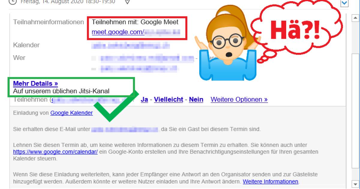 dem google kalender das anfugen von meet links austreiben pctipp ch