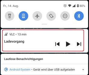VLC mit lästiger Ladevorgang-Anzeige auf Android-Smartphones 