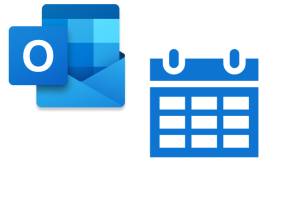 Outlook-Logo mit Kalendersymbol 