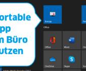 Portable App im Büro nutzen
