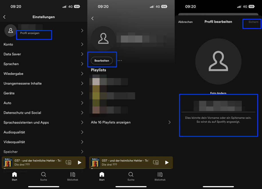 Bei Spotify den Namen ändern – so gehts! - pctipp.ch