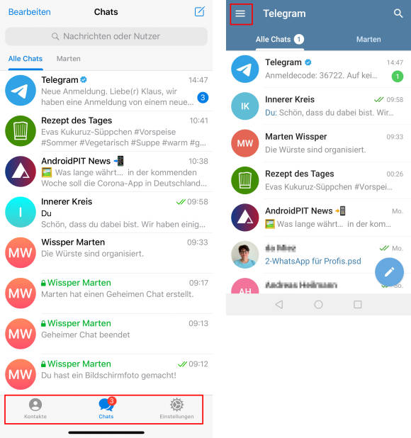 Einfuhrung In Die Messenger App Telegram Pctipp Ch