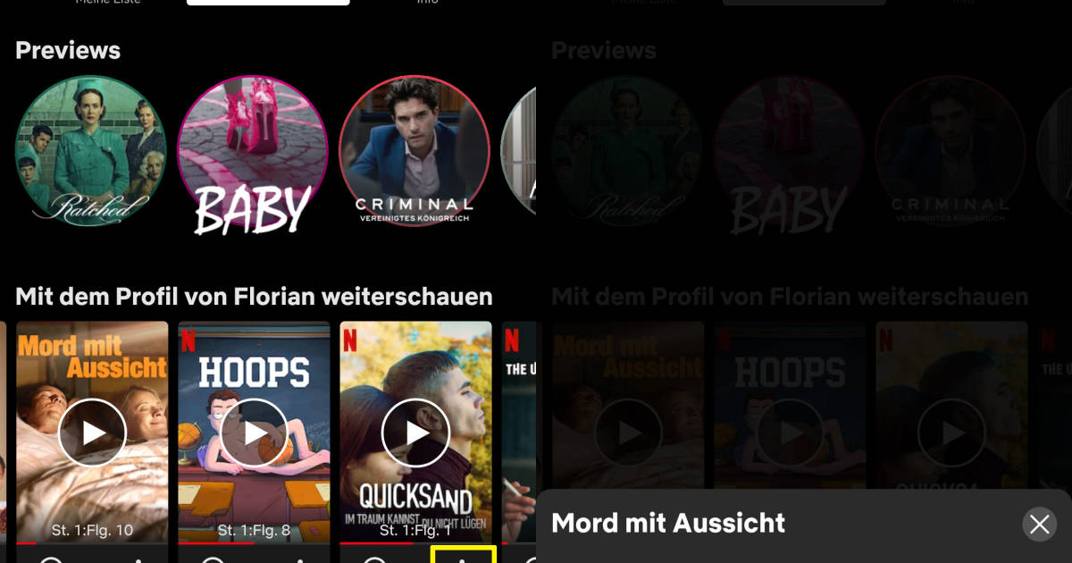 Unerwünschte Titel in der «Weiterschauen»Liste löschen so gehts pctipp.ch