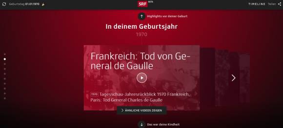 Der Tagesschau-Rückblick fürs Beispiel-Datum 1.1.1970