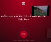 Screenshot der SRF-Timelines-Webseite