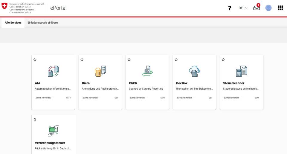 ePortal vom EFD ab sofort verfügbar - pctipp.ch