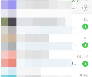 Hauptfenster von Telegram
