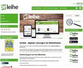 Screenshot der Onleihe-Webseite