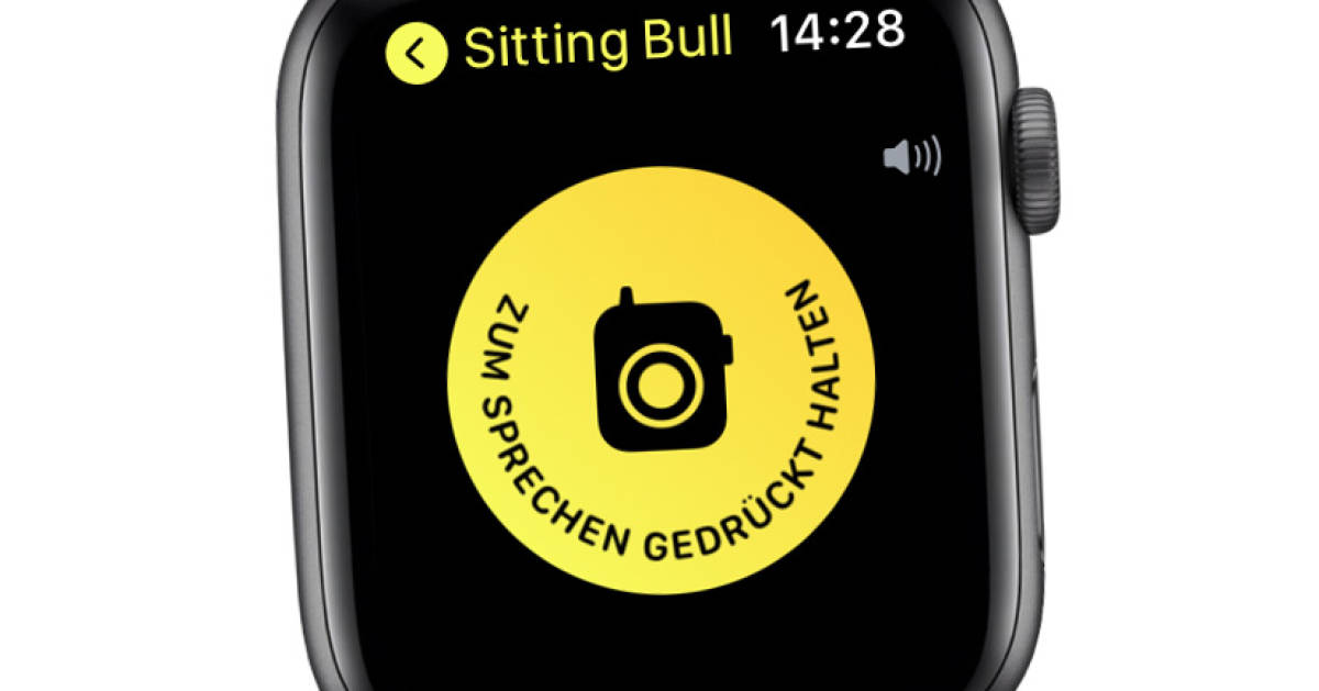 apple watch series 2 walkie talkie