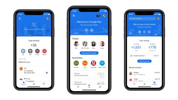 Google Pay Payment Dienstleister App Smartphone 