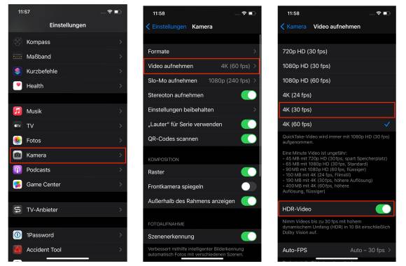 Die HDR-Einstellungen ab Werk sind wenig optimal und irreführend