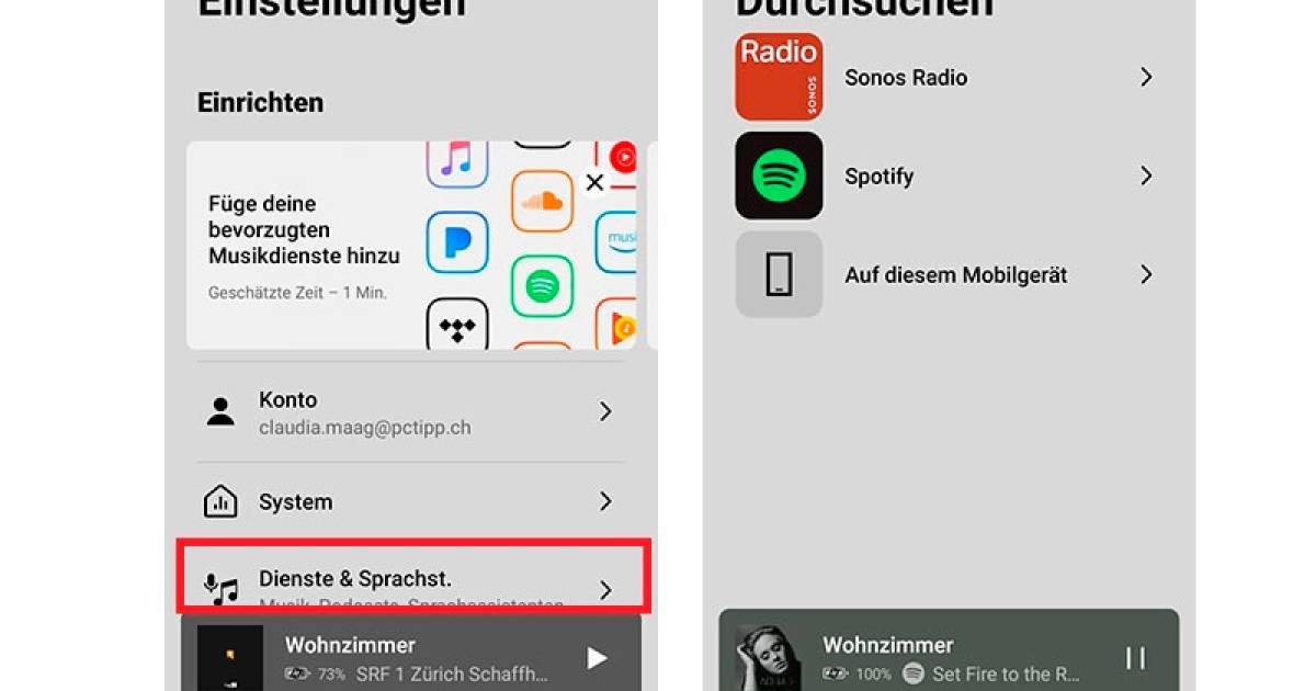 SpotifyMusik auf SonosLautsprecher abspielen so gehts