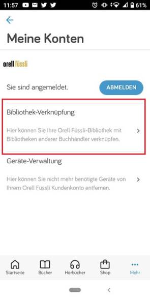 Bibliotheken verknüpfen