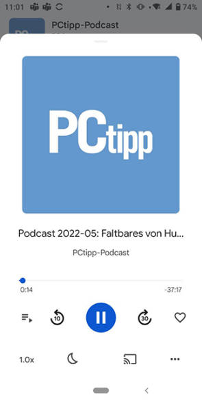 Screenshot Google Podcast