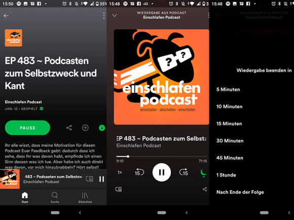 Screenshot Spotify