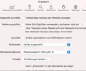 Screenshot Einstellungsfenster