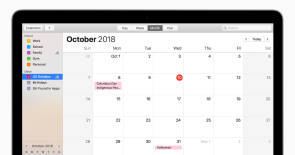 Der Apple-Kalender auf einem iPad 