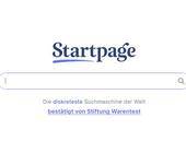 Screenshot der Startpage-Suchmaschine