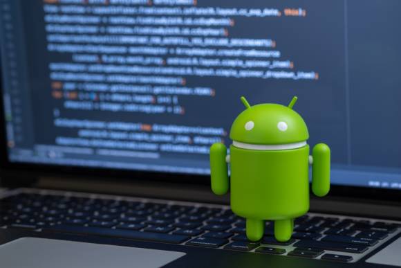 Android-Roboter auf PC-Tastatur 