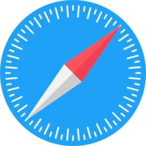 Das Logo des Apple-Safari-Browsers 