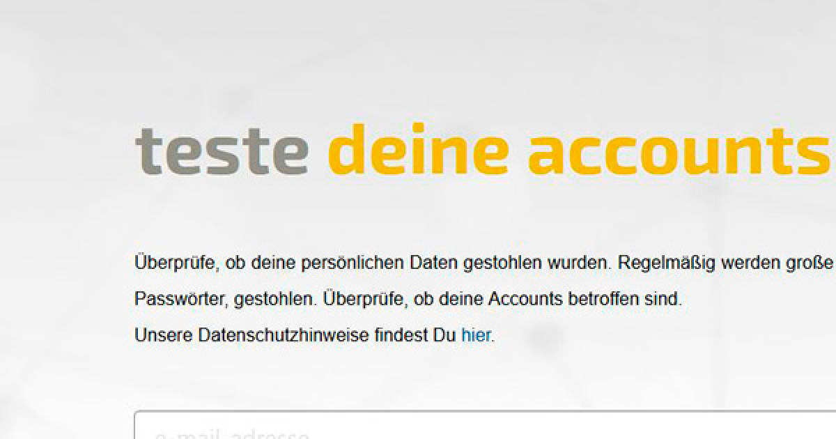 Leak Checker: Sind Sie von einem Passwortklau betroffen?