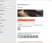 Screenshot Windows-Blickpunkt-Einstellungen