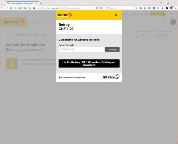 Screenshot WebStamp-Webseite