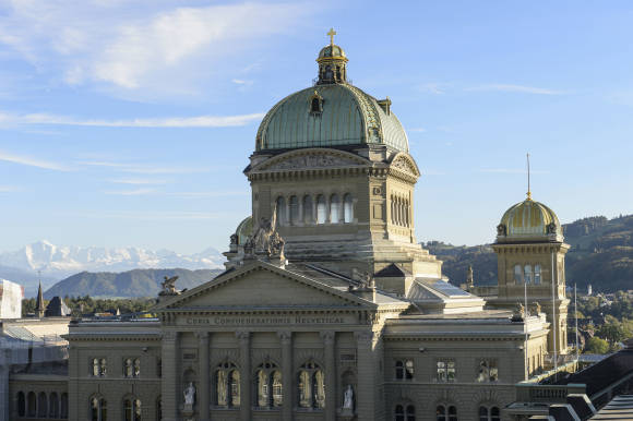 Foto des Bundeshauses in Bern 