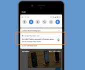 Screenshot Google Play Store Benachrichtigung