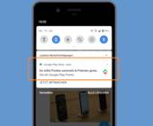 Screenshot Google Play Store Benachrichtigung
