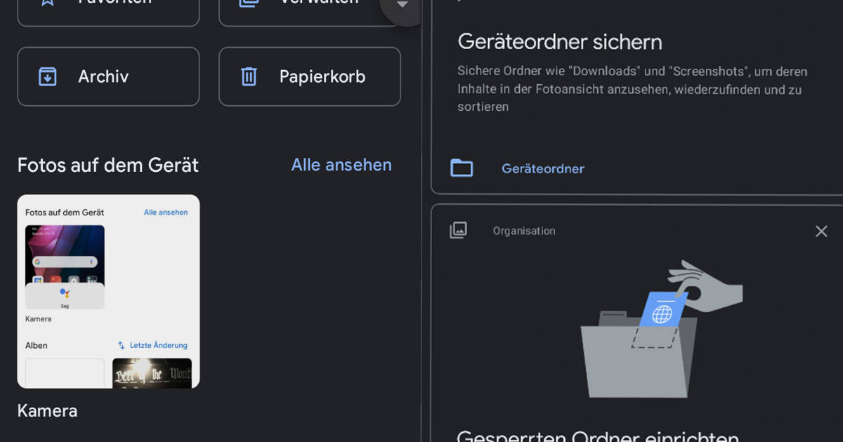 So nutzen Sie den gesperrten Ordner auf Google Fotos pctipp.ch