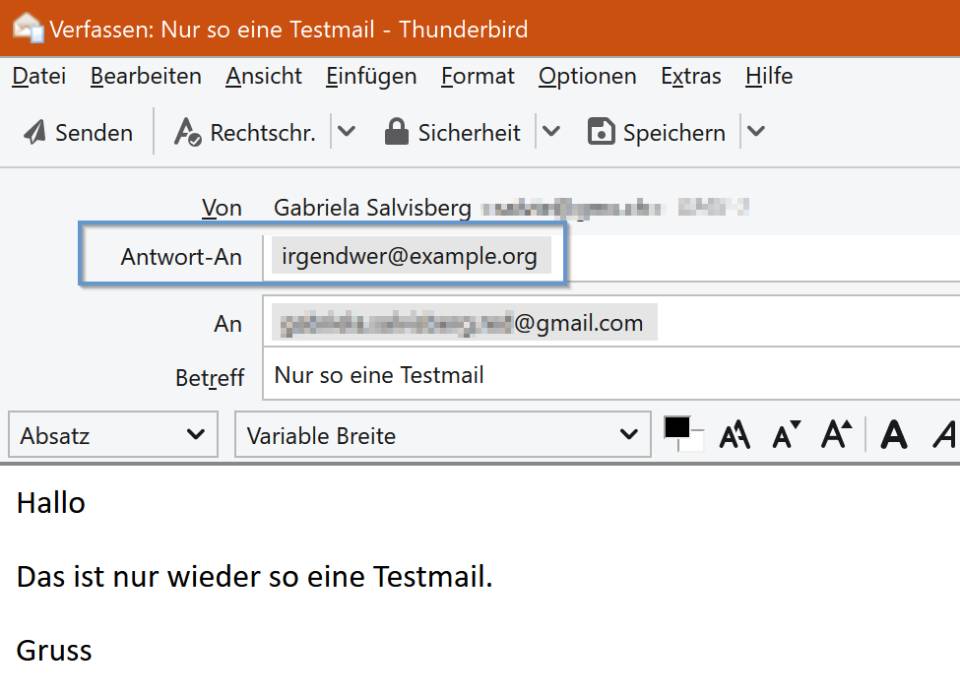 Thunderbird: Was ist eine «Antwort-An»-Adresse? - pctipp.ch