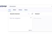 Startpage-Webseite