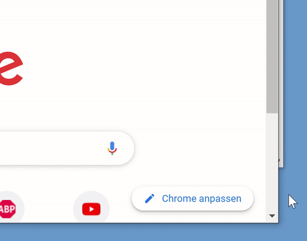 Animiertes GIF, Windows zeigt Mausposition an