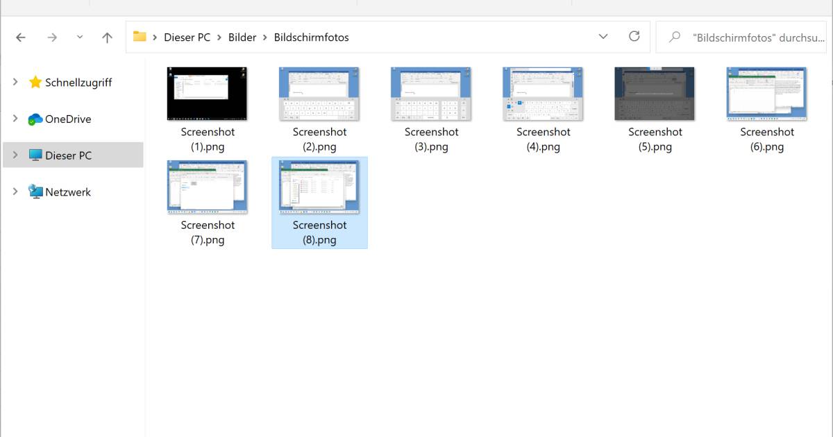 Windows 10 & 11 Screenshots direkt als Dateien speichern pctipp.ch