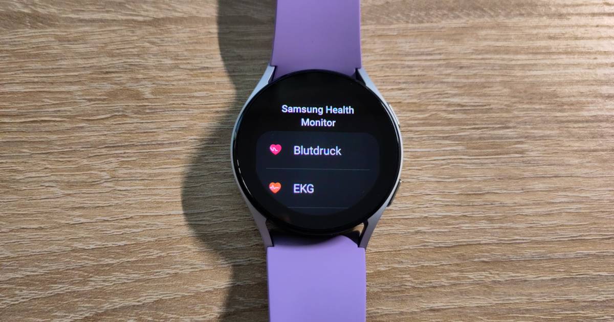 Galaxy Watch5/4 EKGAufzeichnung einrichten mit SamsungSmartphones pctipp.ch