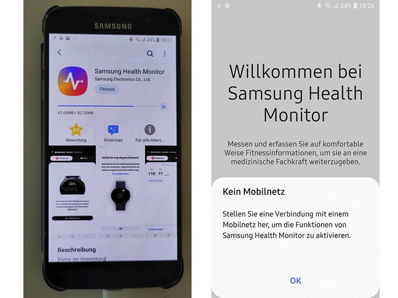 Galaxy Watch5/4 EKGAufzeichnung einrichten mit SamsungSmartphones