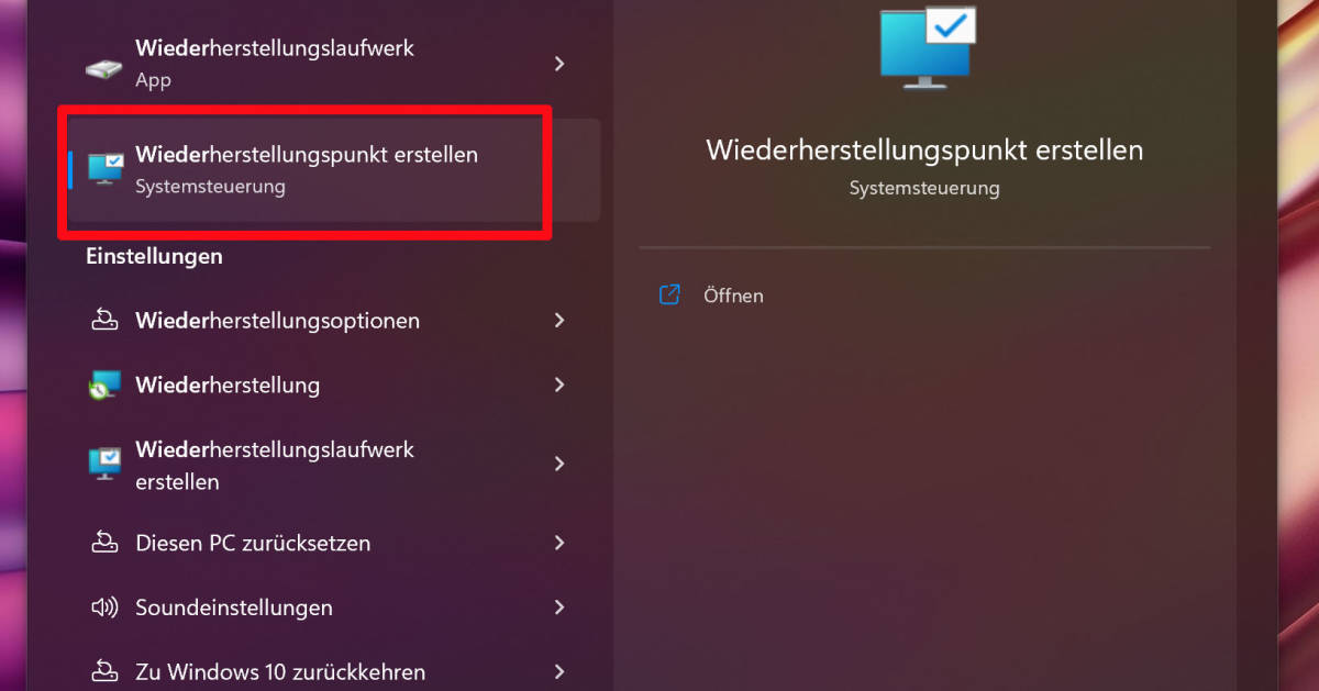 Wiederherstellungspunkt-erstellen