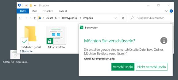 Screenshot Rückfrage-Dialogfenster